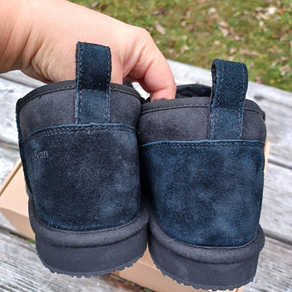 NWT L.L Bean Wicked Good Slipper Ankle Boots. Woman's 7. Black. - Picture 3 of 6